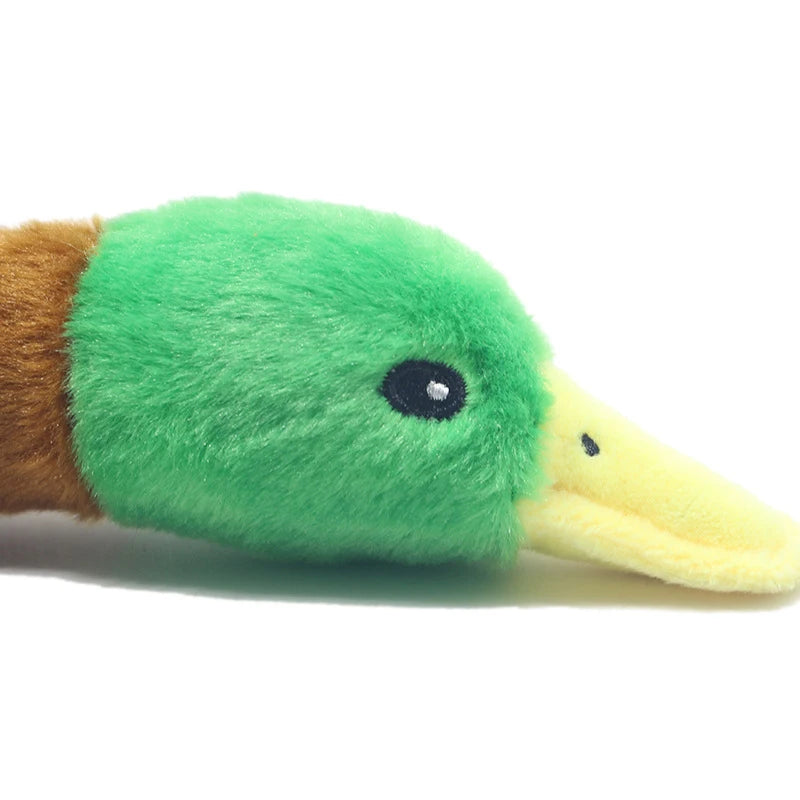 Cute Plush Duck Sound Pet Toys Stuffed Squeaky Animal Squeak Dog Toy Cleaning Tooth Dog Chew Rope Toys Pet Dog Accessories Toys